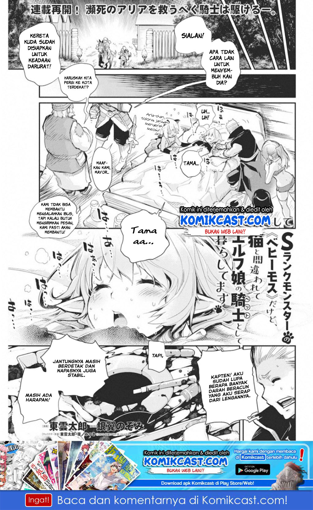 S-Rank Monster no Behemoth Dakedo, Neko to Machigawarete Erufu Musume no Kishi (Pet) Toshite Kurashitemasu Chapter 16 Gambar 2